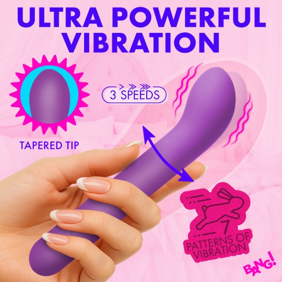 Picture of G-Spot Flexible Silicone Vibrator - Purple