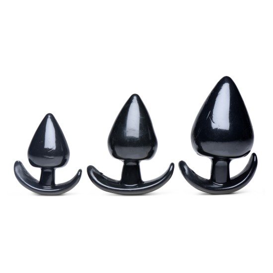 Picture of Triple Spades 3 Piece Anal Plug Set