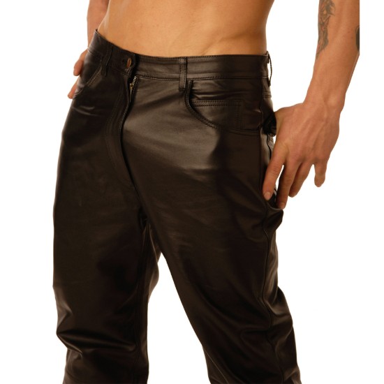 Picture of Mens Leather Pants- 34 Inch Waist