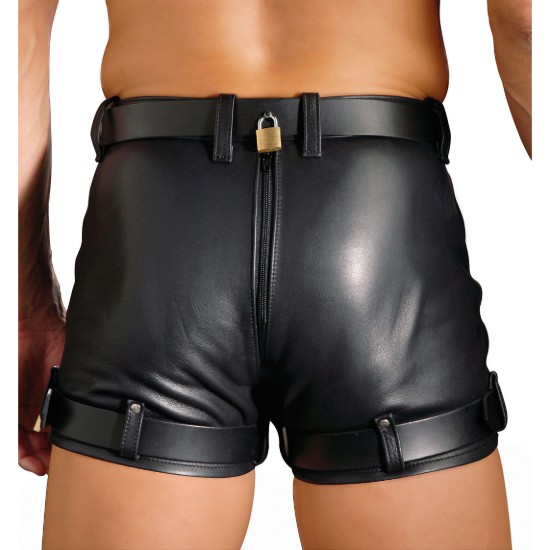 Picture of Strict Leather Chastity Shorts- 38 inch waist