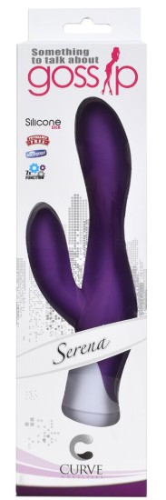 Picture of Serena 7 Speed Silicone Rabbit Vibe- Purple