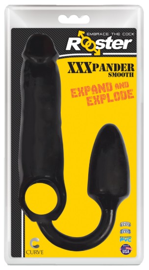 Picture of XXXPander Sheath with Smooth Plug - Black
