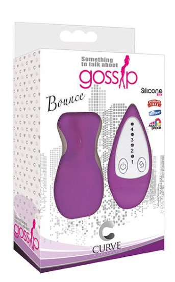Picture of Bounce Silicone Bunny Bullet Vibe- Purple