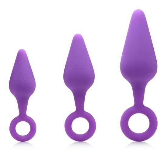 Picture of Rump Ringers 3 Piece Silicone Anal Plug Set - Purple