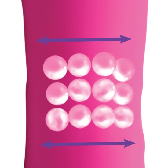 Picture of Twirl Teaser Rotating Beads Silicone Vibrator