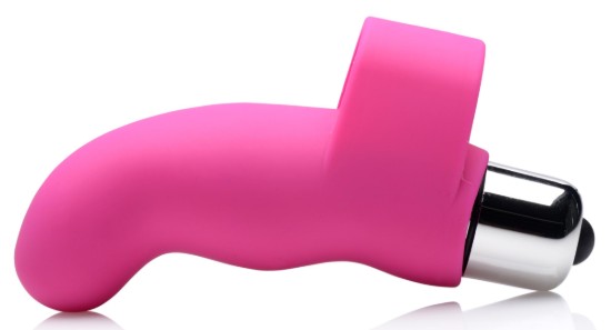Picture of G-Thrill Silicone Finger Vibe - Magenta