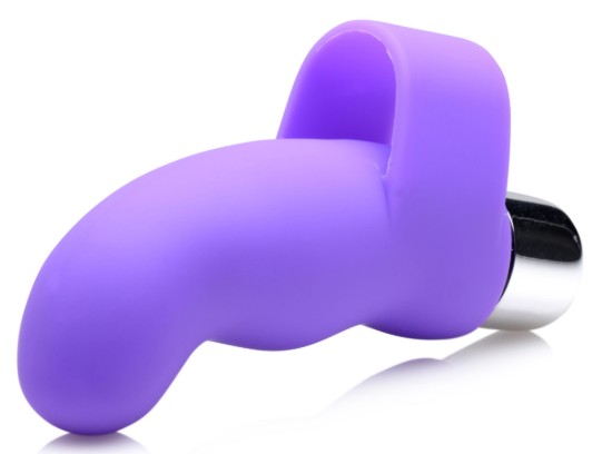 Picture of G-Thrill Silicone Finger Vibe - Purple