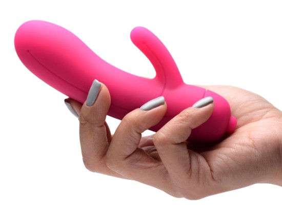 Picture of 7X Lil Smoothie Mini Silicone Rabbit Vibe - Magenta