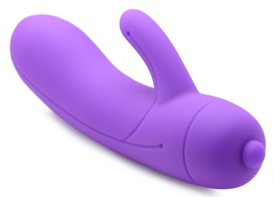 Picture of 7X Lil Smoothie Mini Silicone Rabbit Vibe - Violet