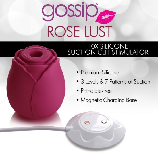 Picture of 10X Violet Rose Lust Clitoral Stimulator