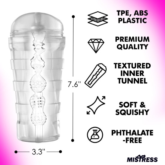 Picture of Mistress Brianna Diamond Deluxe Ass Stroker - Clear