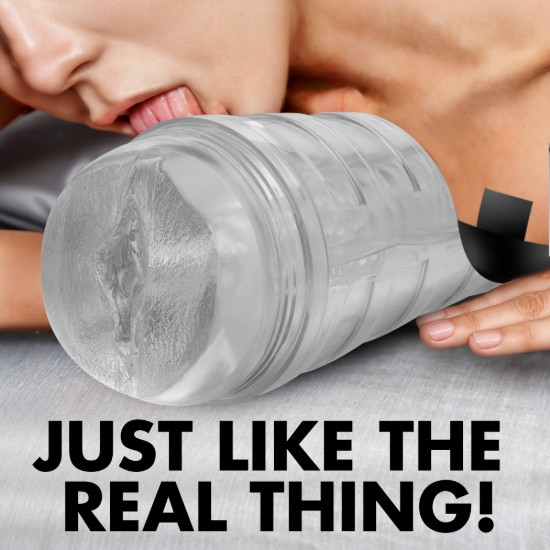 Picture of Mistress Julie Diamond Deluxe Pussy Stroker - Clear