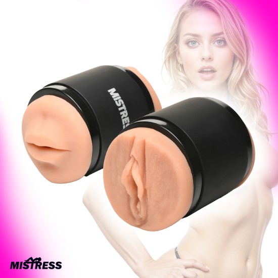 Picture of Double Shot Mouth and Pussy Stroker - Medium