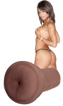 Picture of Mistress Angel BioSkin Vibrating Ass Stroker- Dark