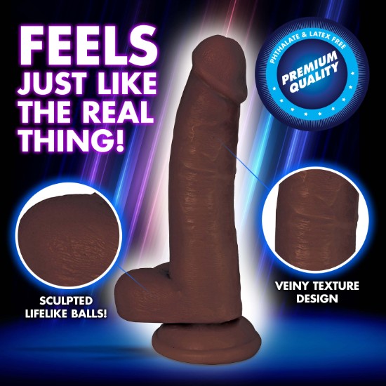 Picture of JOCK 8 Inch Dong with Balls Brown