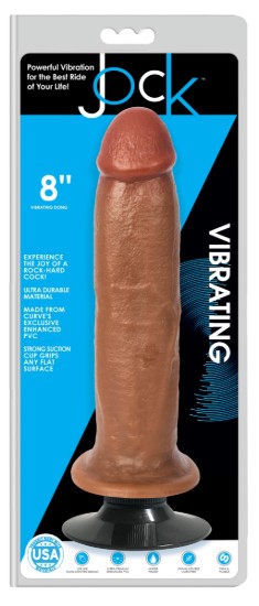 Picture of Jock Medium Vibrating Dildo - 8 Inch