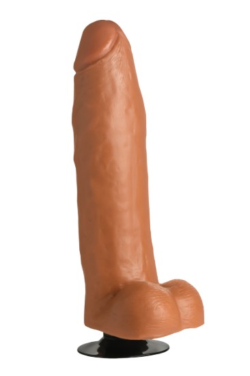 Picture of Jock Medium Vibrating Dildo with Balls - 11 Inch