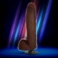Picture of Jock Dark Vibrating Dildo with Balls - 11 Inch