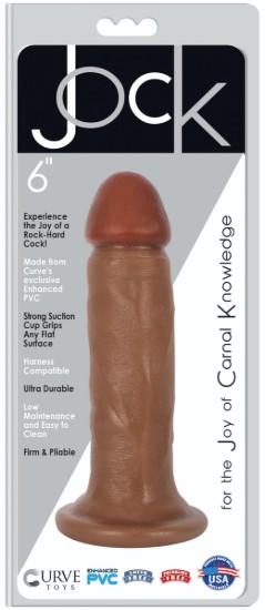 Picture of Jock 6 Inch Suction Cup Dildo - Medium