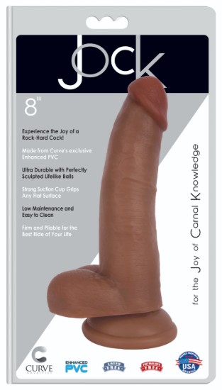 Picture of Jock 8 Inch Dildo with Balls
