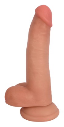 Picture of Jock Light Bareskin Dildo with Balls - 8 Inch