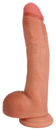 Picture of Jock Light Bareskin Dildo with Balls - 9 Inch