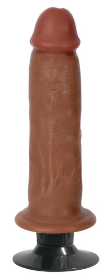 Picture of Jock Dark Bareskin Vibrating Dildo - 6 Inch