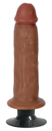Picture of Jock Dark Bareskin Vibrating Dildo - 7 Inch
