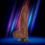 Picture of Jock Dark Bareskin Vibrating Dildo with Balls - 8 Inch