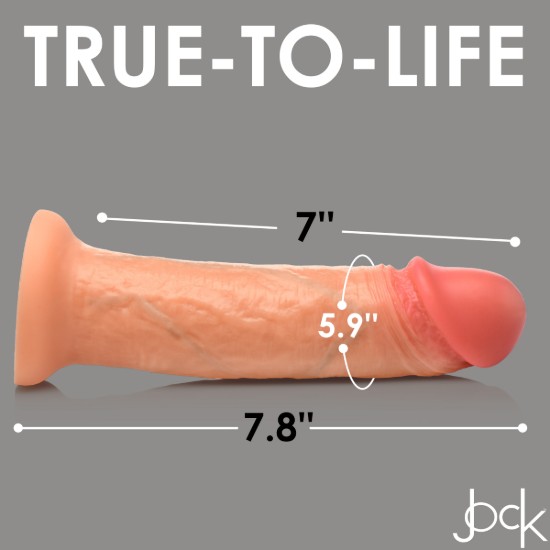Picture of Real Skin Silicone Dildo - 8 Inch
