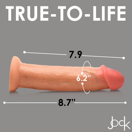 Picture of Real Skin Silicone Dildo - 8.5 Inch