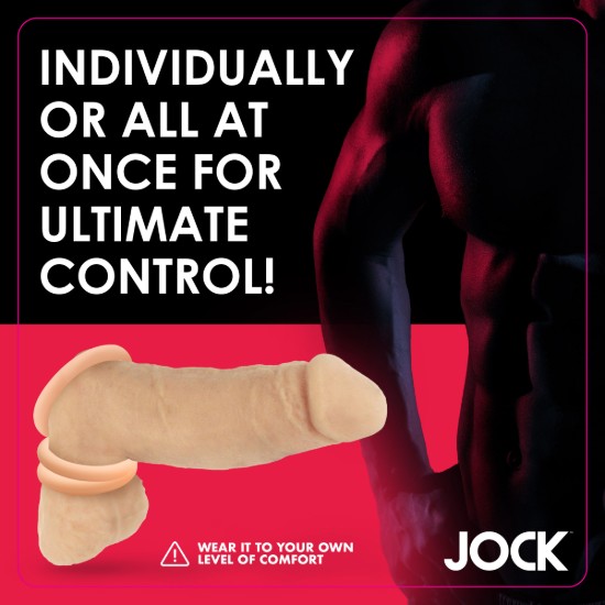 Picture of Discreet Silicone Cock Ring Set - Light