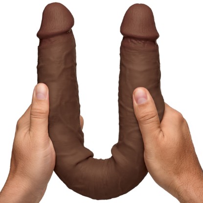 Picture of 17.75 Inch Double Dildo - Dark
