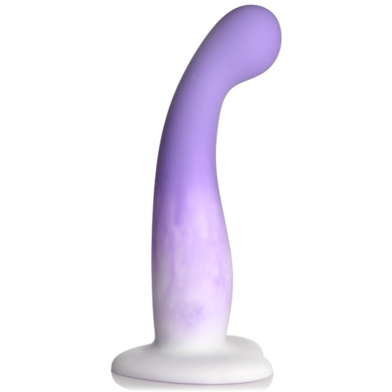 Picture of Slim G-Spot Silicone Purple and White Dildo