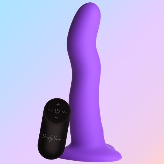 Picture of 21X Vibrating Wavy Silicone Dildo