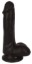 Picture of 6 Inch Slim Dildo with Balls - Black