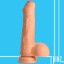 Picture of 7 Inch uncut Dildo with Balls
