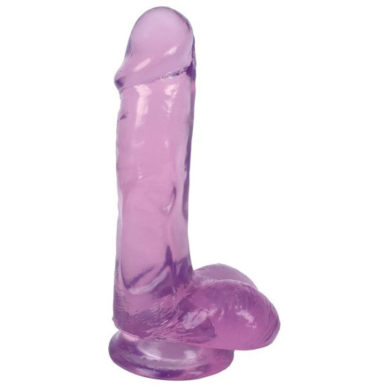 Picture of 6 Inch Slim Stick with Balls Grape Ice Dildo