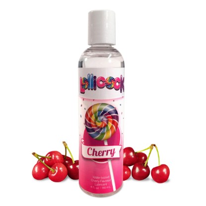 Picture of Lollicock 4 oz. Water-based Flavored Lubricant - Cherry