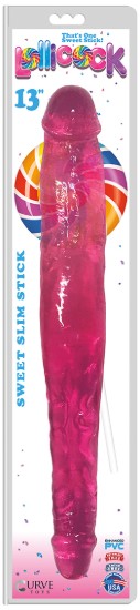 Picture of Lollicock Sweet Slim Stick Double Dildo - Pink