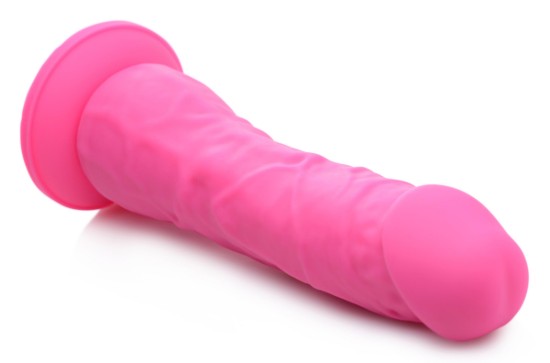 Picture of 7 Inch Silicone Dildo - Cherry