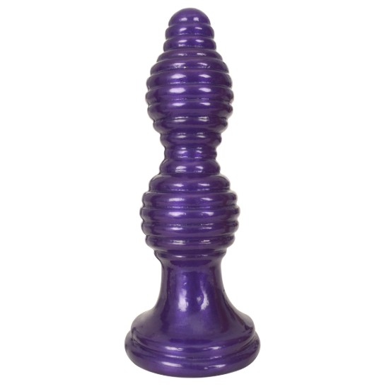 Picture of The Queen Ribbed Anal Plug â€“ Purple