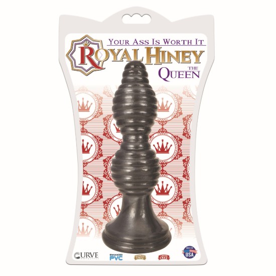 Picture of The Queen Ribbed Anal Plug â€“ Black