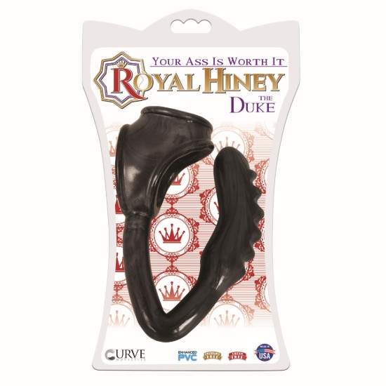 Picture of The Duke Cock and Ball Ring with Anal Plug - Pewter