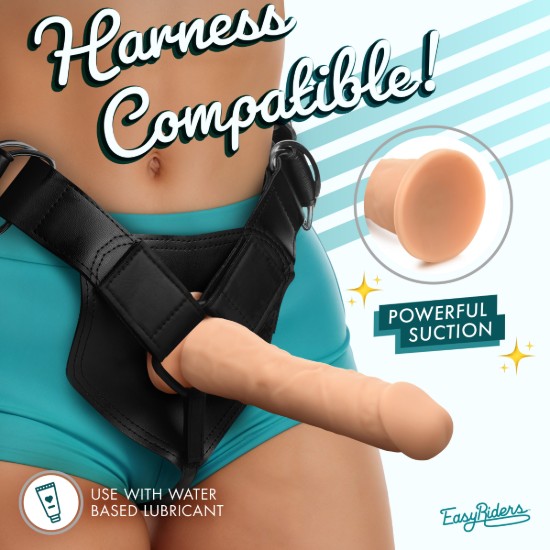 Picture of Easy Riders 7 Inch Silicone Dildo - Light