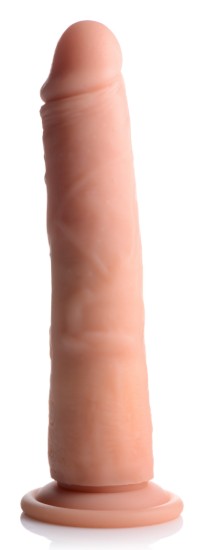 Picture of Vibrating and Rotating Remote Control Silicone Dildo - 8 Inch