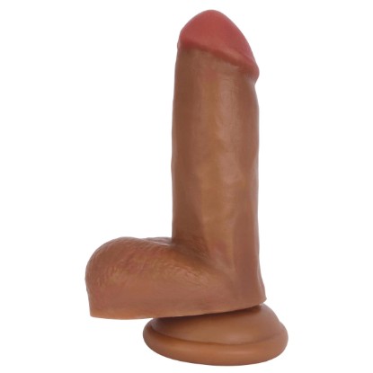 Picture of Jock Dark Bareskin Dildo with Balls - 6 Inch