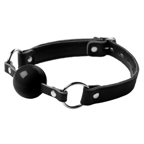 Picture of Classic Locking Silicone Ball Gag - Black