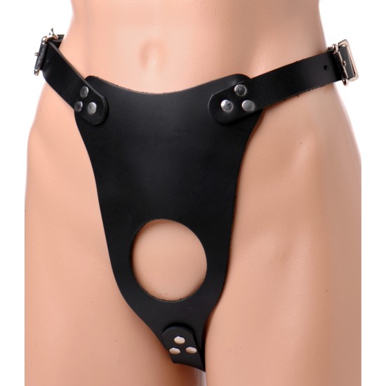 Picture of Strict Leather Huge Dildo Strap-on Harness