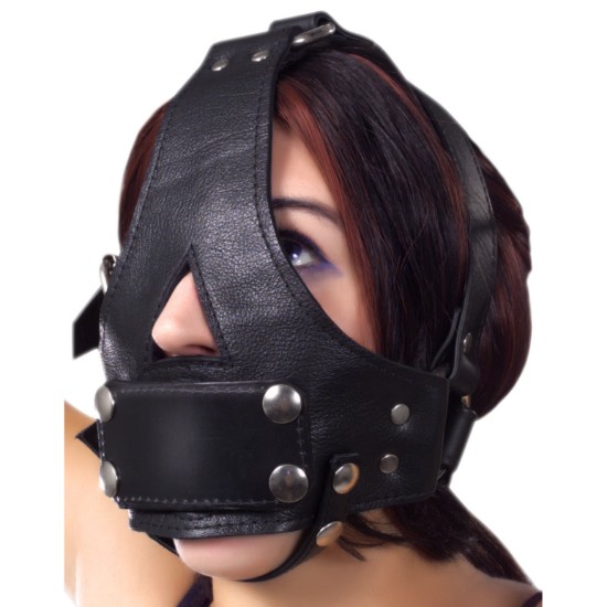 Picture of Strict Leather Bishop Head Harness with Removable Gag